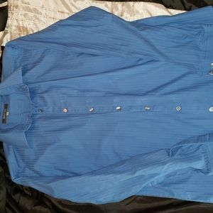 Blue Button-up shirt